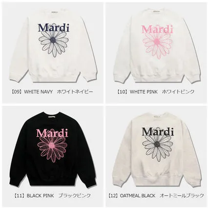 Mardi Mercredi  |Unisex Street Style Plain Logo Hoodies & Sweatshirts