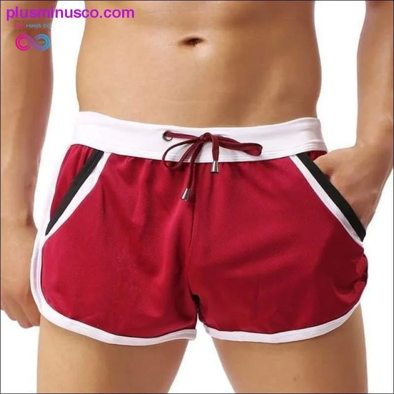 Men Running Shorts Gym Training Sportwear Home Leisure Wear