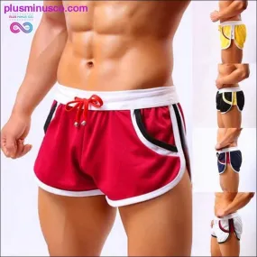 Men Running Shorts Gym Training Sportwear Home Leisure Wear