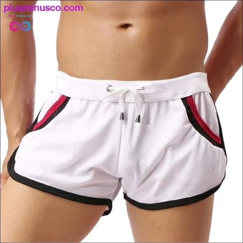 Men Running Shorts Gym Training Sportwear Home Leisure Wear