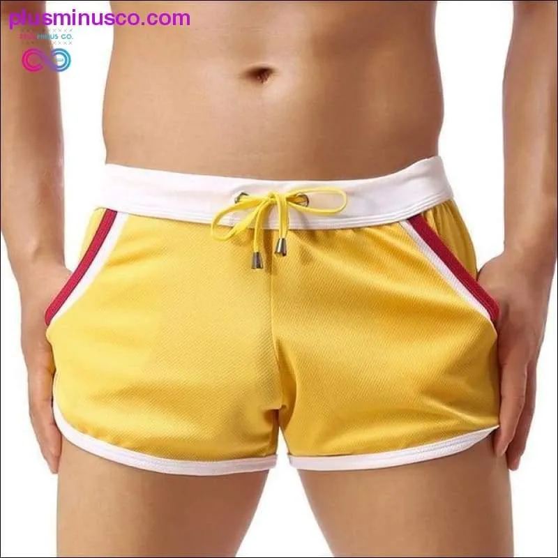 Men Running Shorts Gym Training Sportwear Home Leisure Wear