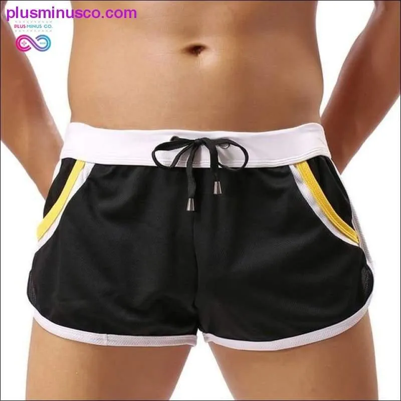 Men Running Shorts Gym Training Sportwear Home Leisure Wear