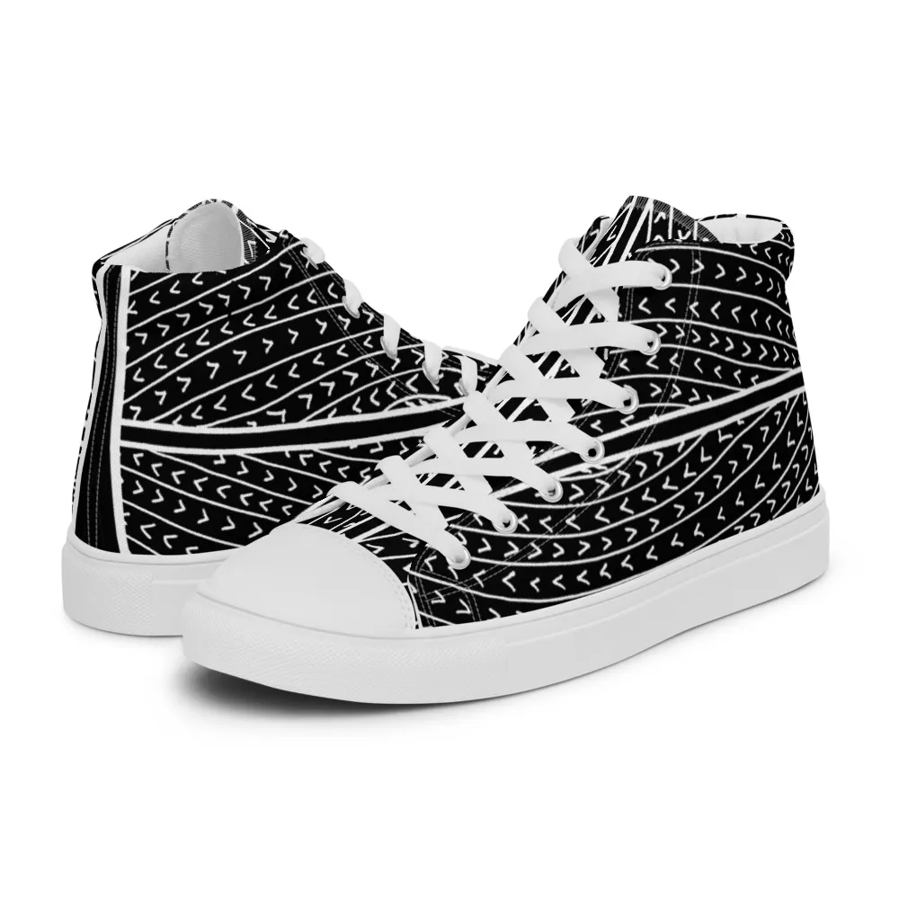 Men’s high top canvas shoes – Magnetic