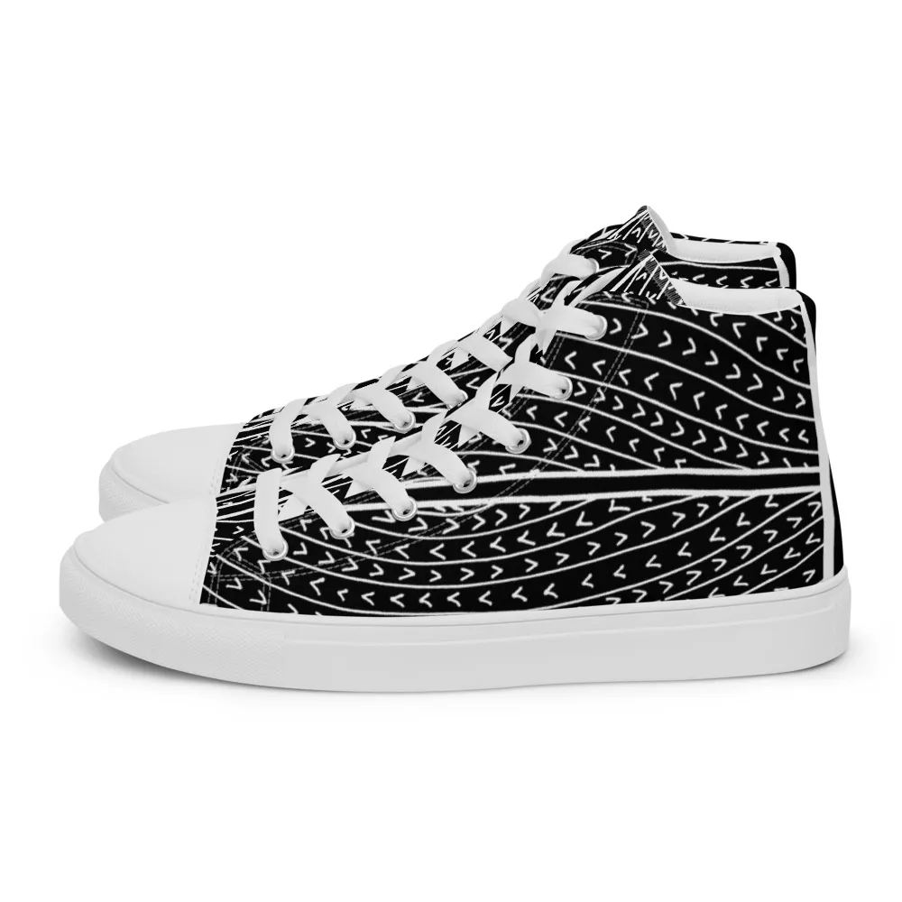 Men’s high top canvas shoes – Magnetic