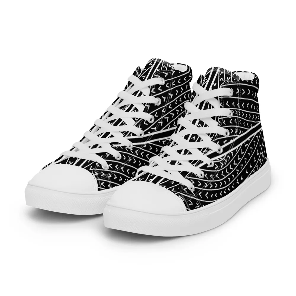 Men’s high top canvas shoes – Magnetic