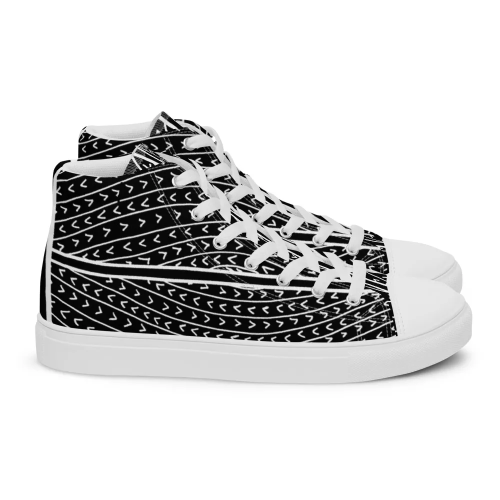 Men’s high top canvas shoes – Magnetic