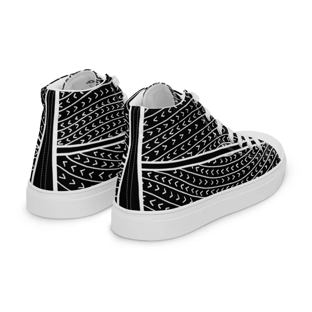 Men’s high top canvas shoes – Magnetic