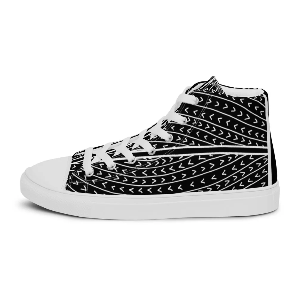 Men’s high top canvas shoes – Magnetic