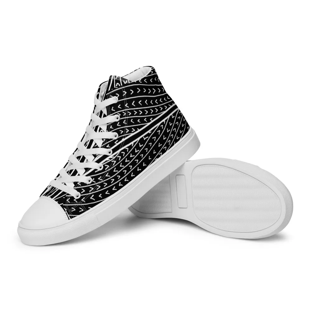 Men’s high top canvas shoes – Magnetic