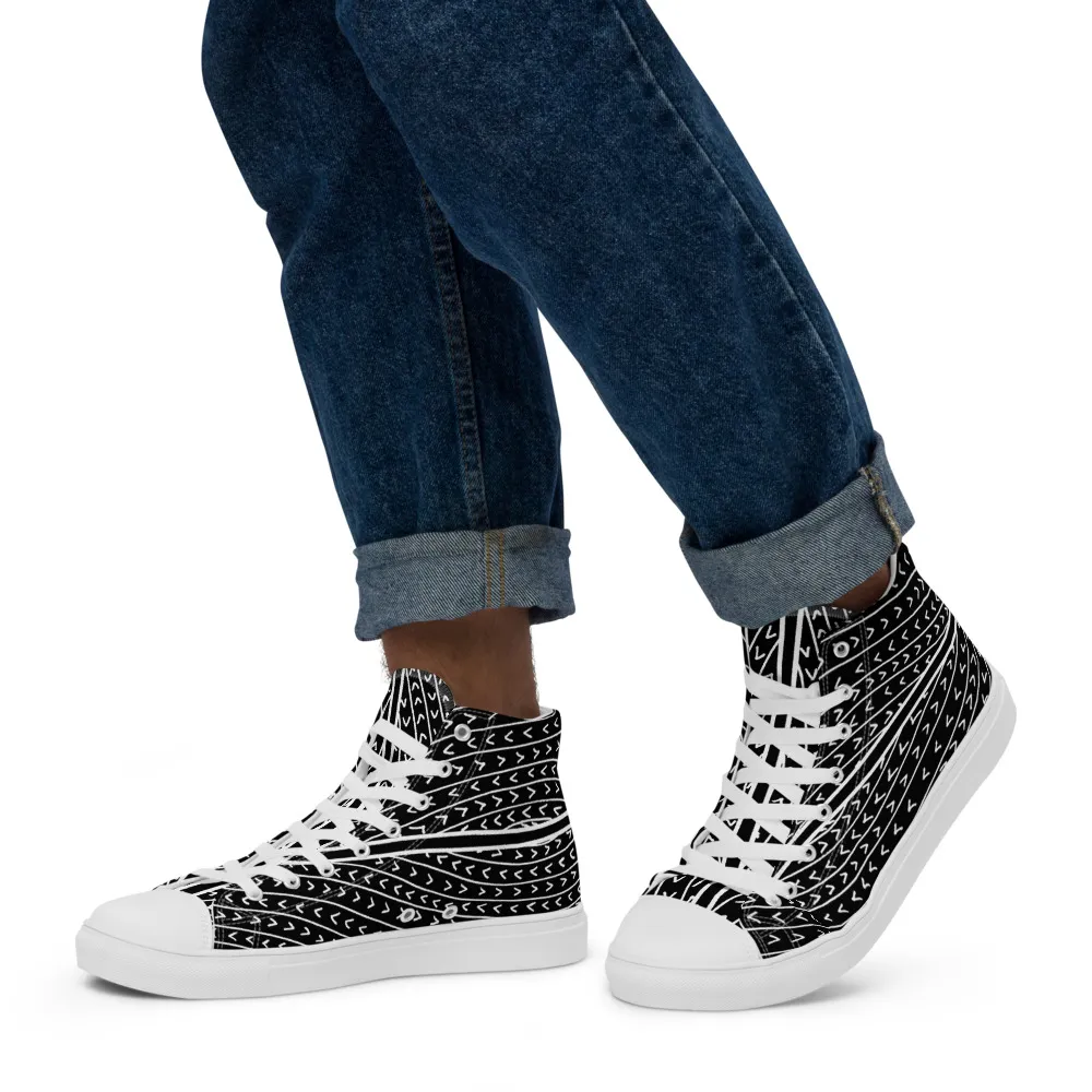 Men’s high top canvas shoes – Magnetic