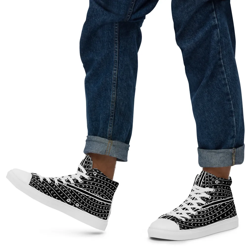 Men’s high top canvas shoes – Magnetic