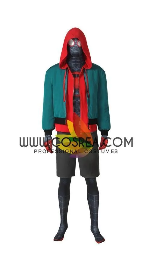 Miles Morales Into The Spider-Verse Complete Cosplay Costume