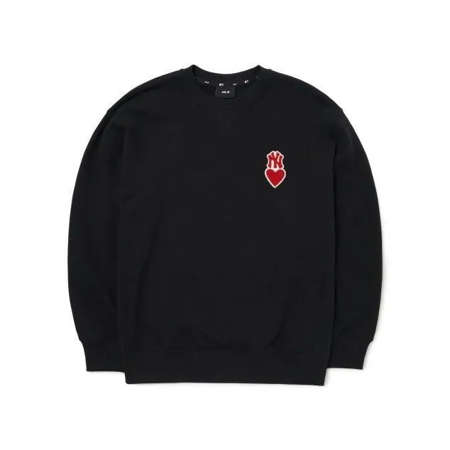 MLB Korea  |Heart Unisex Street Style Plain Cotton Logo