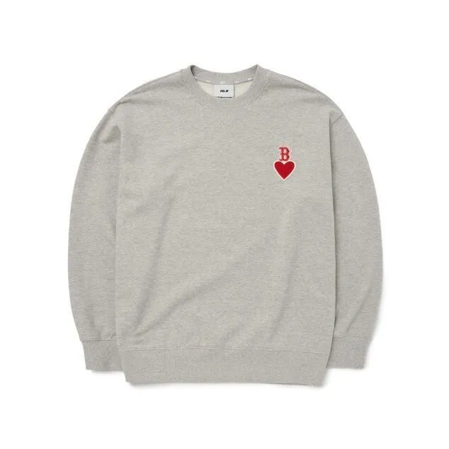 MLB Korea  |Heart Unisex Street Style Plain Cotton Logo