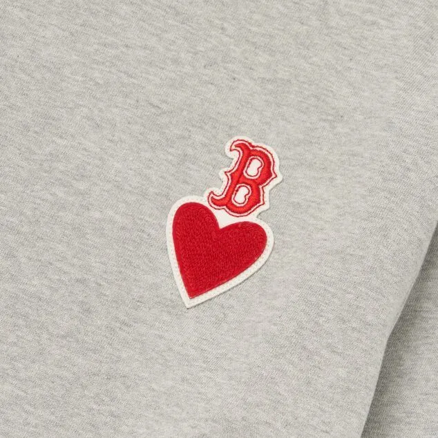 MLB Korea  |Heart Unisex Street Style Plain Cotton Logo