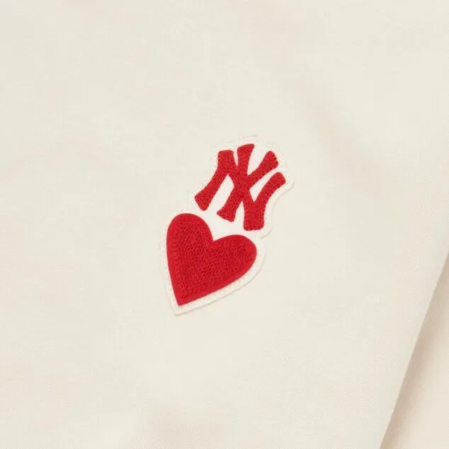 MLB Korea  |Heart Unisex Street Style Plain Cotton Logo