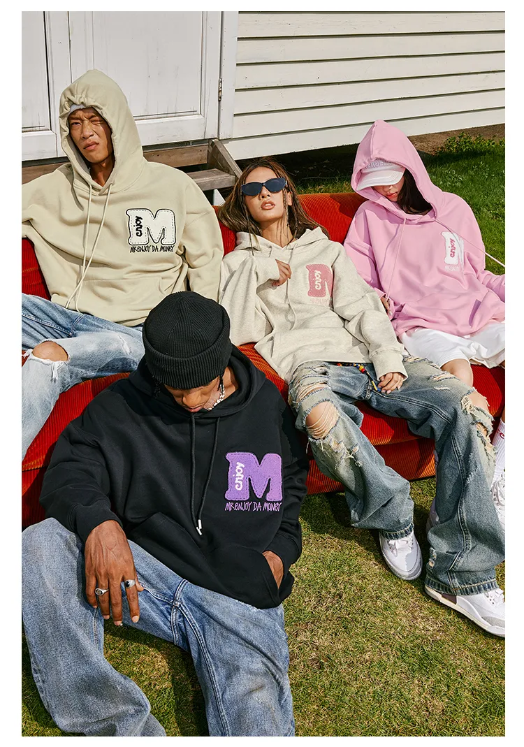 MR. ENJOY DA MONEY  |Unisex Street Style Long Sleeves Cotton Hoodies