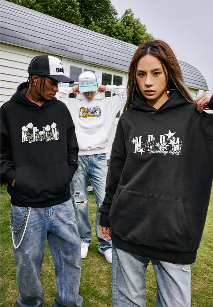 MR. ENJOY DA MONEY  |Unisex Street Style Long Sleeves Hoodies