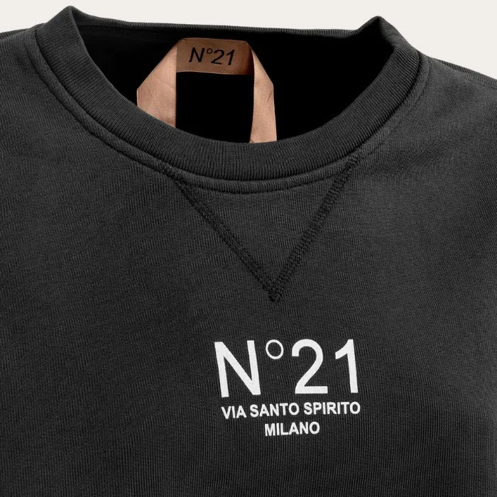 N21 numero ventuno  |Street Style Long Sleeves Plain Cotton Logo