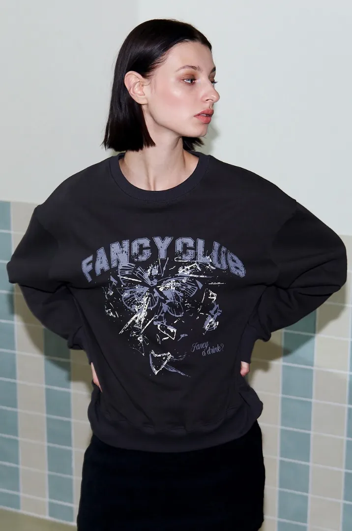 NASTY FANCY CLUB  |Unisex Street Style Logo Hoodies & Sweatshirts