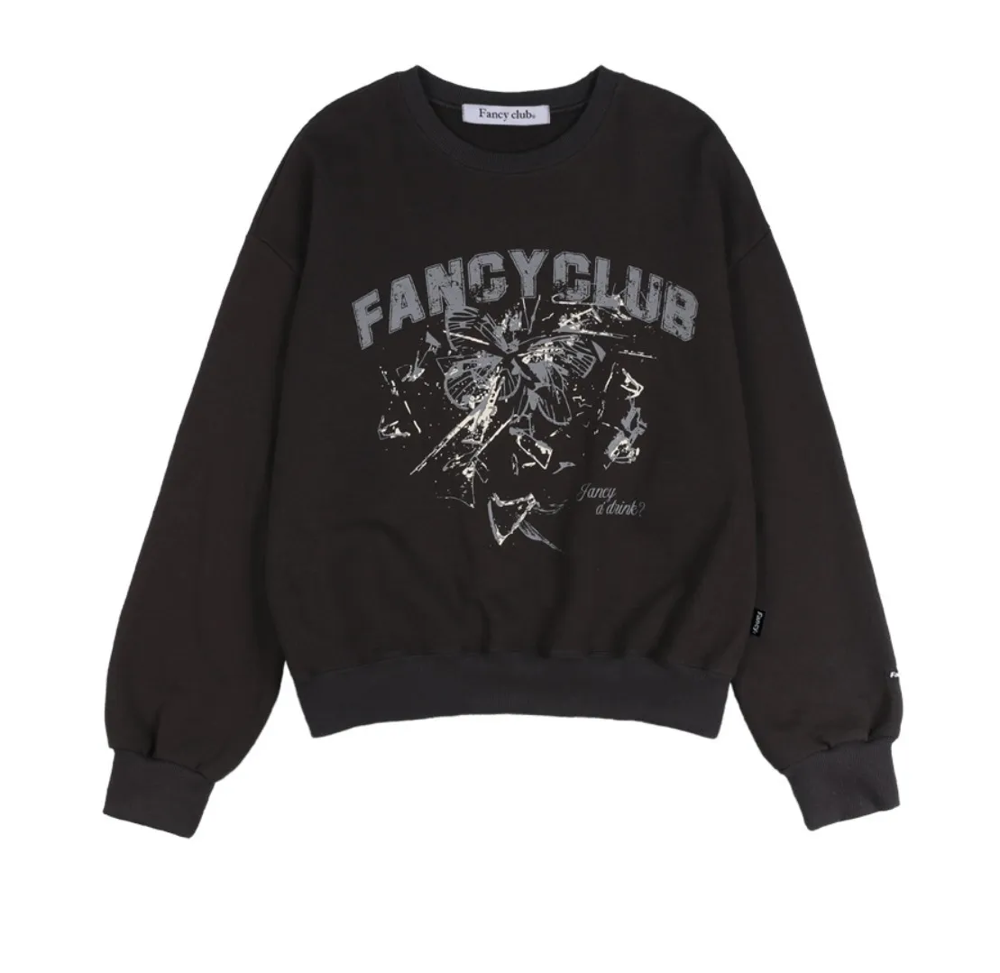 NASTY FANCY CLUB  |Unisex Street Style Logo Hoodies & Sweatshirts