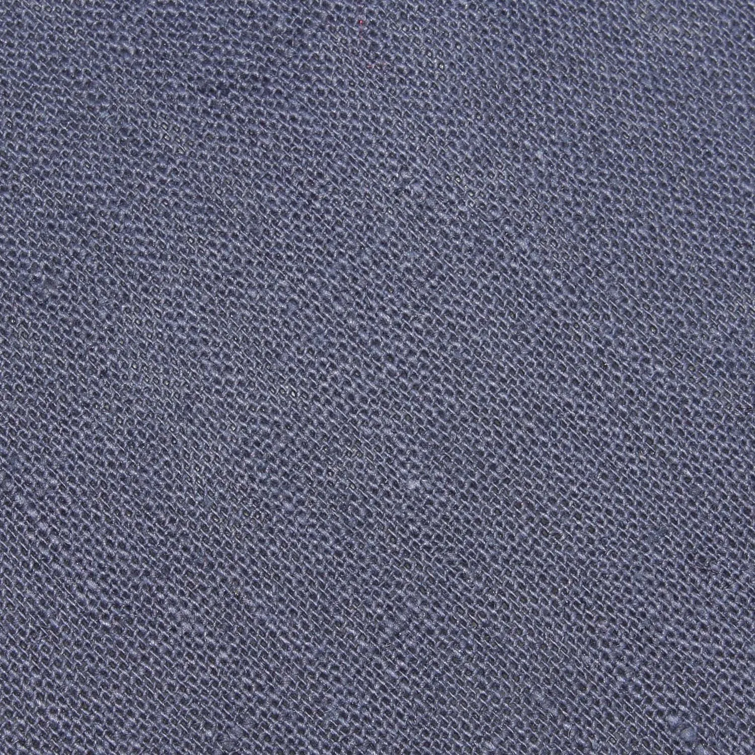 Navy Blue Slub Linen Pocket Square