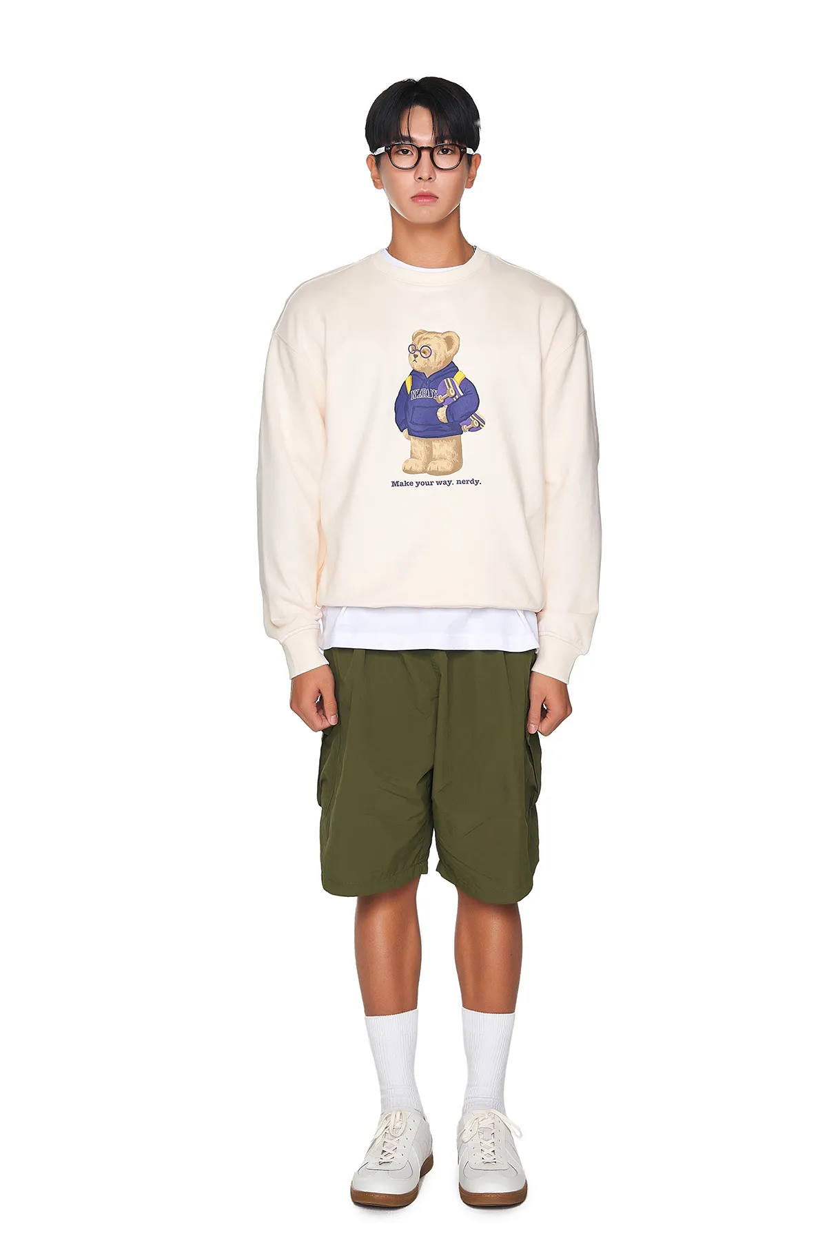 NERDY  |[ NERDY ]★23SS★CLEVER NEDDY SWEATSHIRT