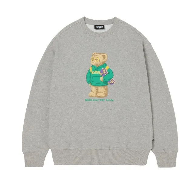 NERDY  |[ NERDY ]★23SS★CLEVER NEDDY SWEATSHIRT