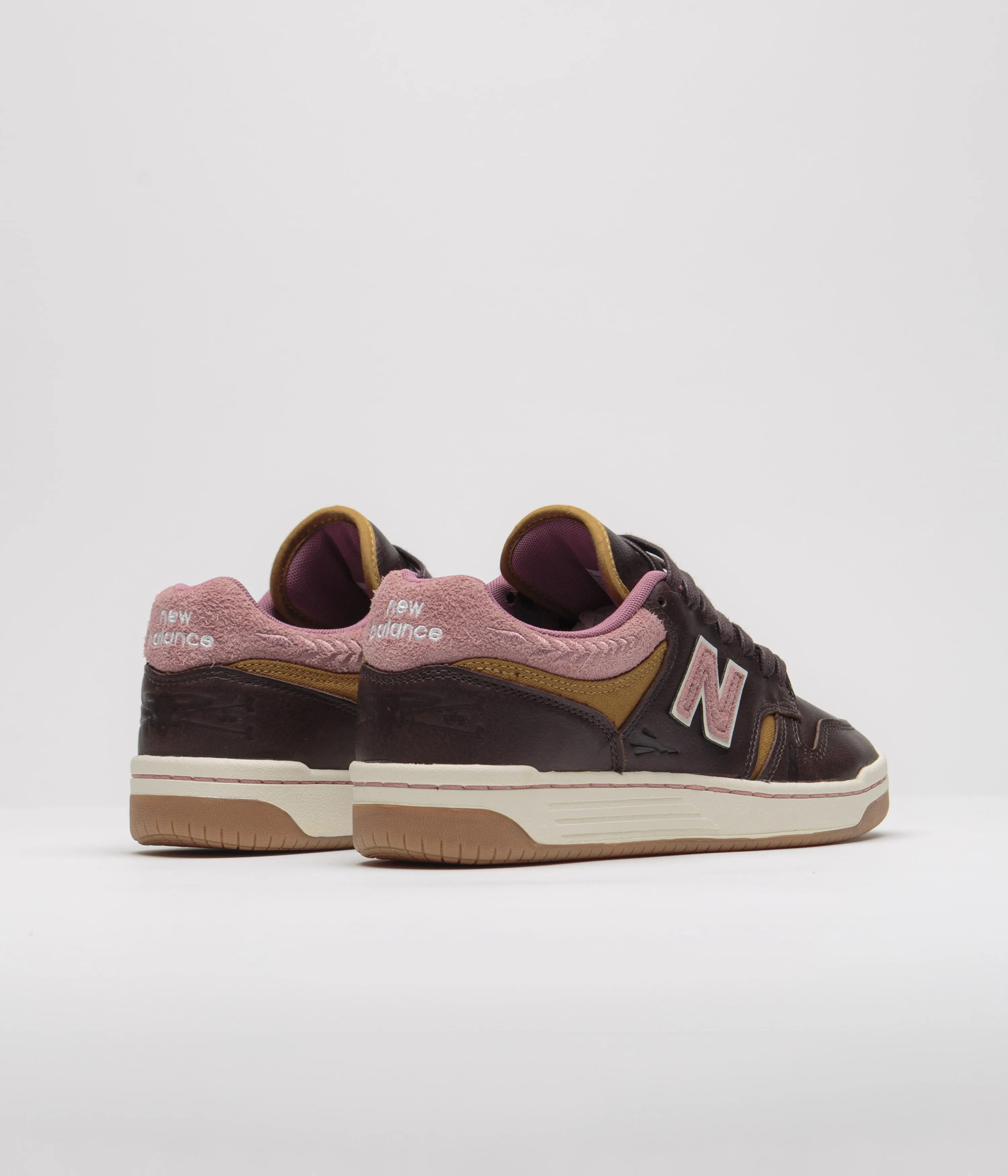 New Balance Numeric x 303 Boards 480 Shoes - Brown / Pink