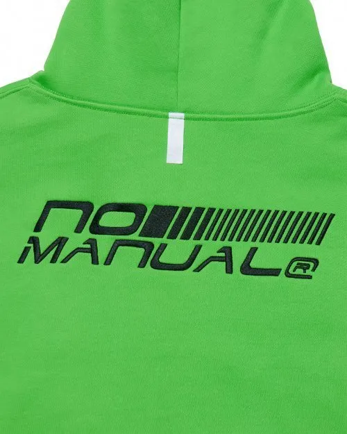 NOMANUAL  |Unisex Street Style Long Sleeves Plain Cotton Logo Hoodies