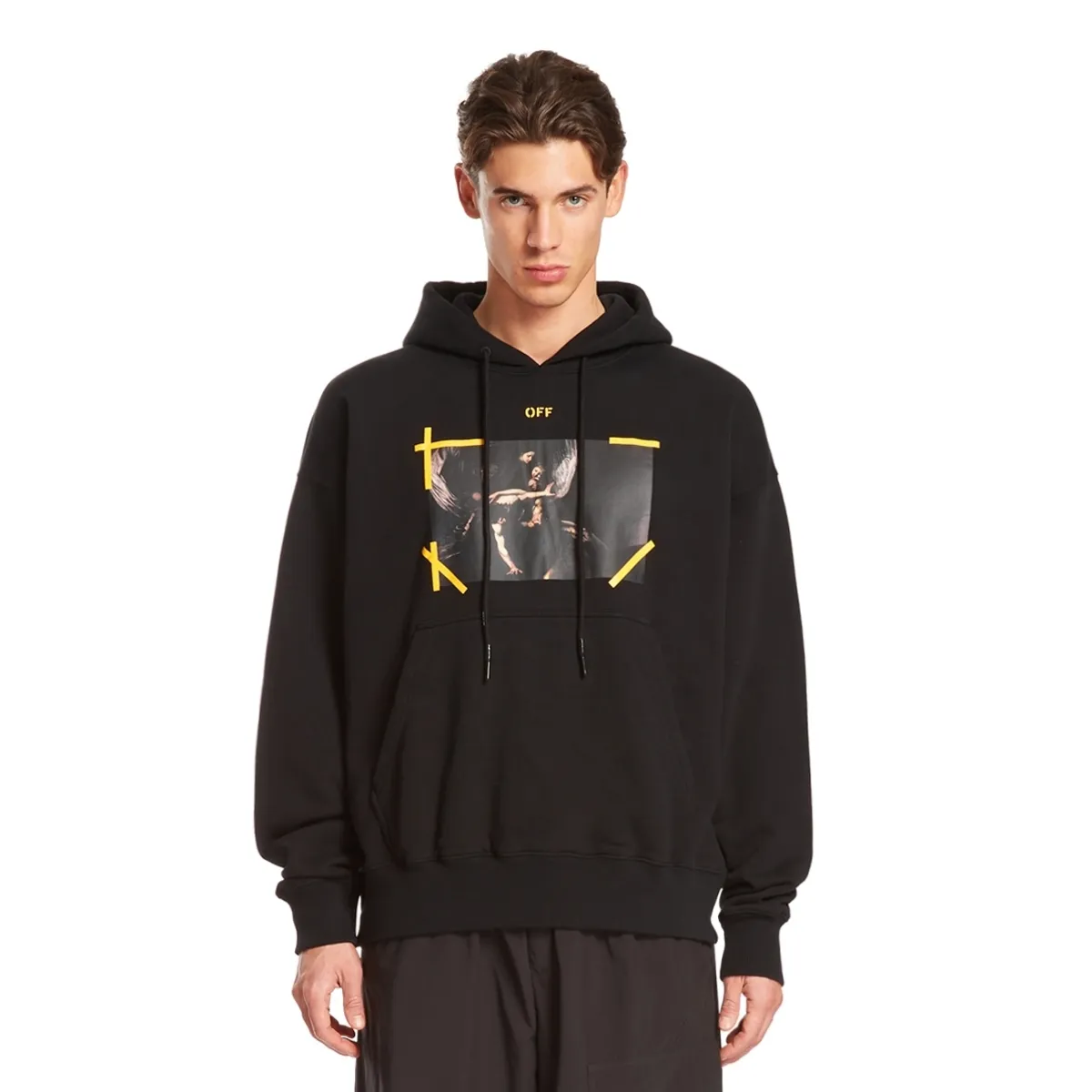 Off-White  |Street Style Long Sleeves Cotton Logo Hoodies