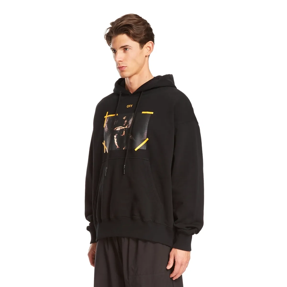 Off-White  |Street Style Long Sleeves Cotton Logo Hoodies