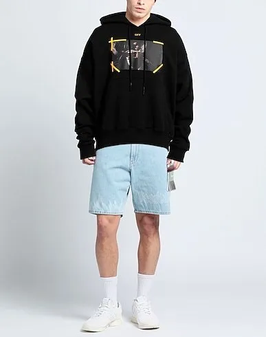 Off-White  |Sweat Street Style Long Sleeves Plain Logo Hoodies