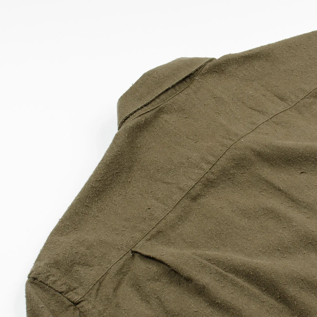 Our Legacy - Classic Shirt - Dark Olive Silk Noil