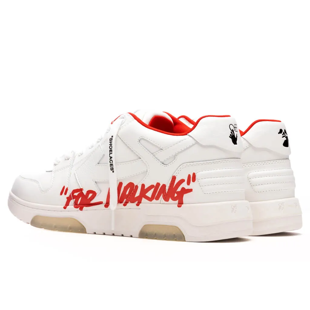 Out of Office For Walking - White/Red