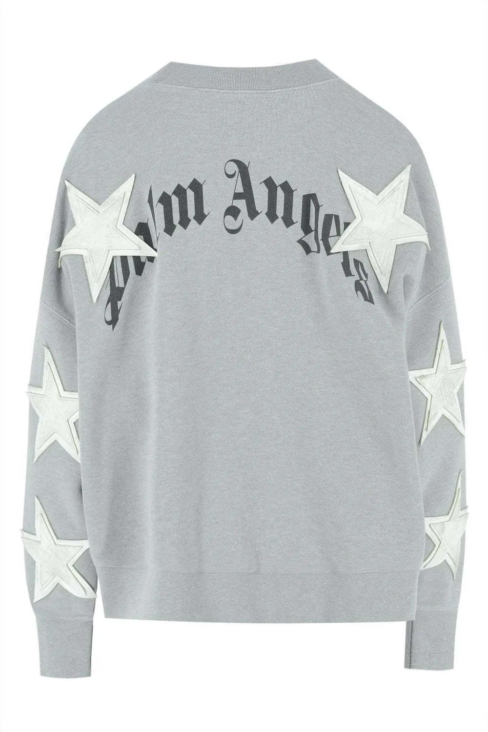 Palm Angels  |Crew Neck Street Style Long Sleeves Cotton Logo