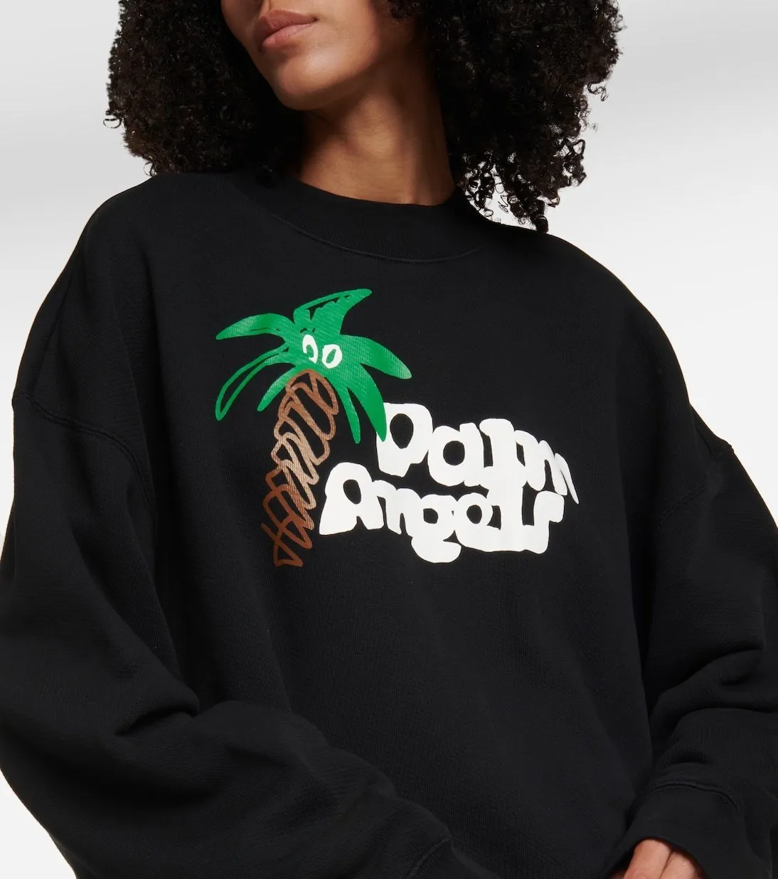 Palm Angels  |Unisex Street Style Long Sleeves Plain Cotton Logo