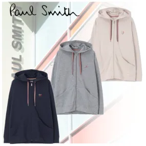 Paul Smith  |Heart Street Style Long Sleeves Plain Cotton