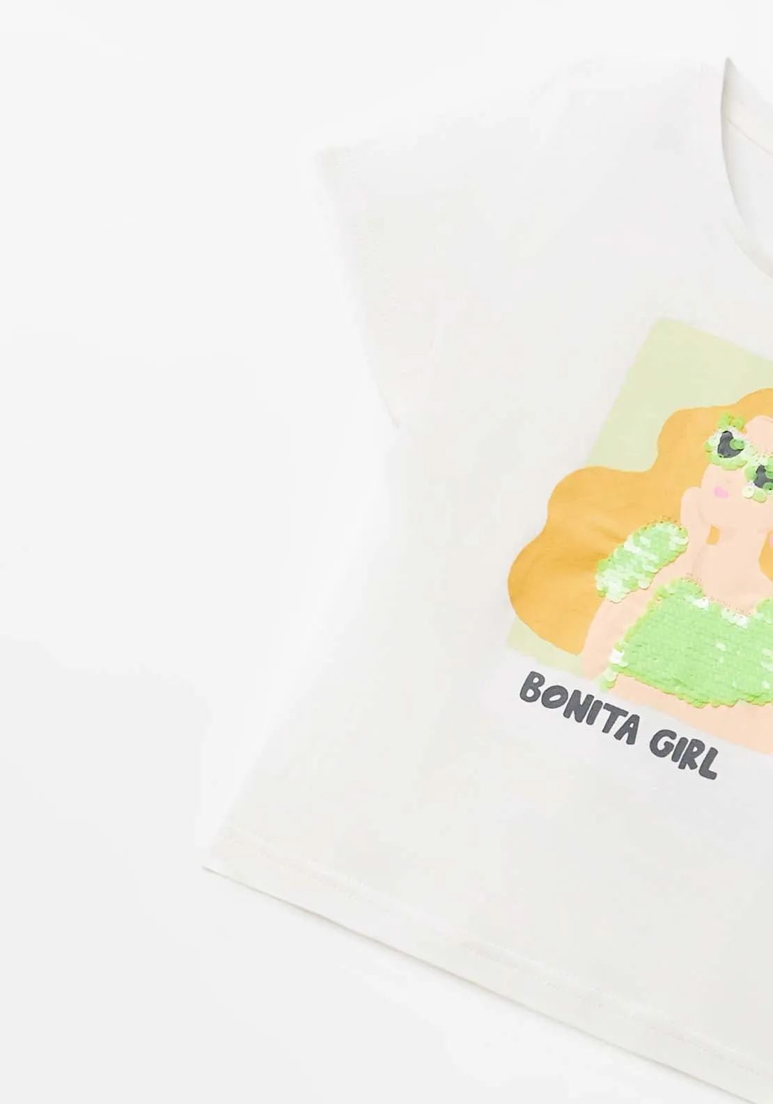 Pretty Girl Print T-Shirt - White