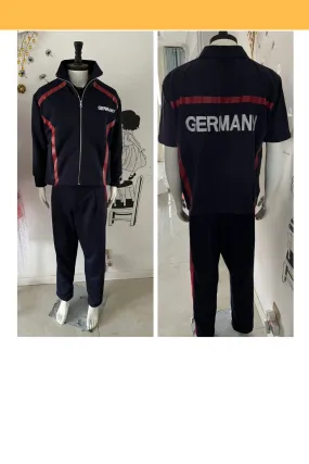 Prince of Tennis Tezuka New German Uniform Cosplay Costume