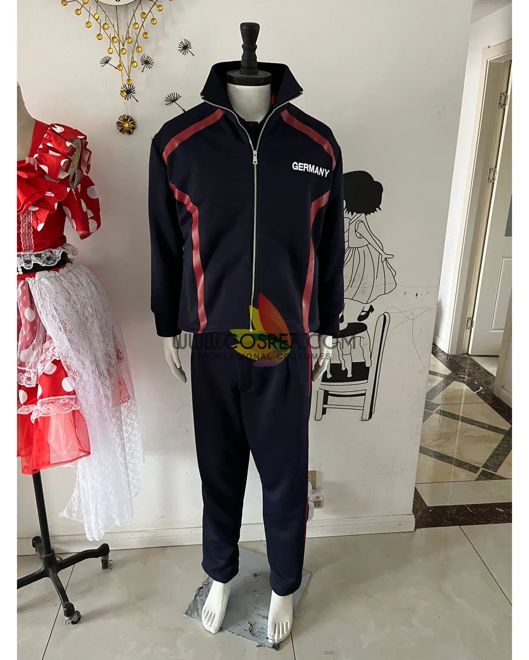 Prince of Tennis Tezuka New German Uniform Cosplay Costume