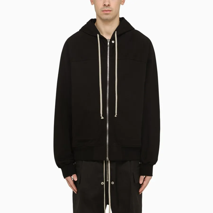 RICK OWENS  |Street Style Long Sleeves Plain Cotton Designers Hoodies