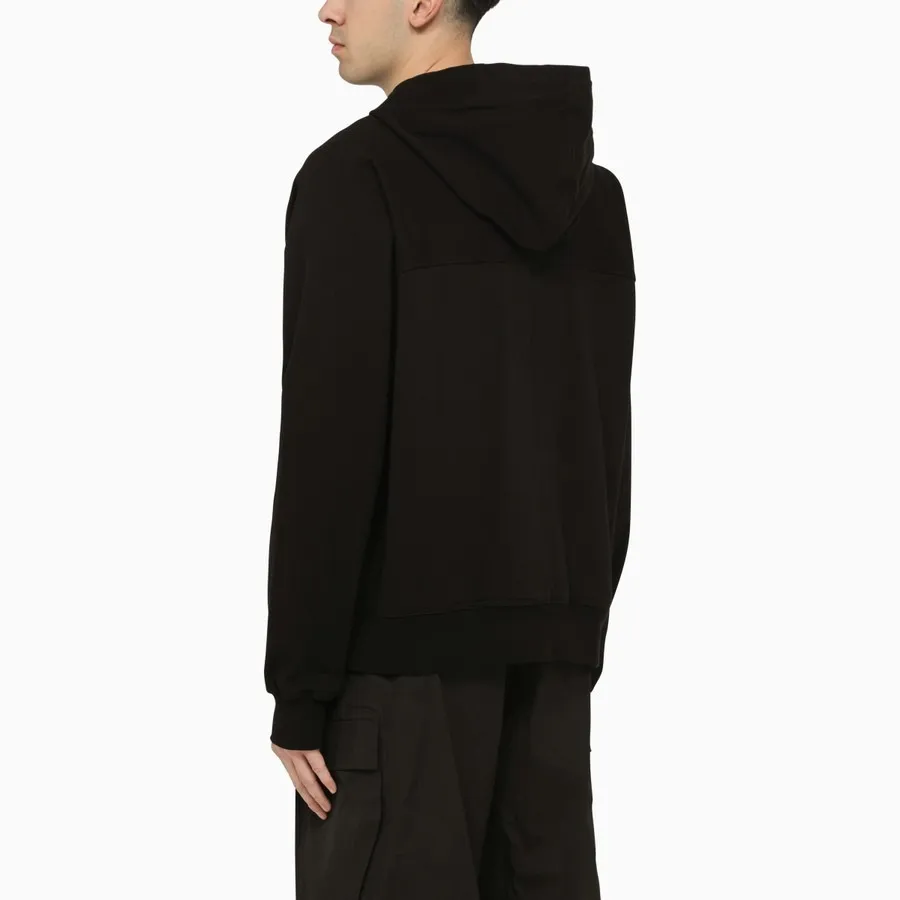 RICK OWENS  |Street Style Long Sleeves Plain Cotton Designers Hoodies