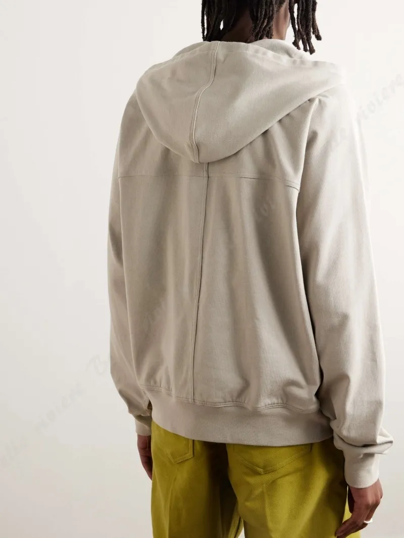 RICK OWENS  |Unisex Street Style Plain Cotton Designers Hoodies