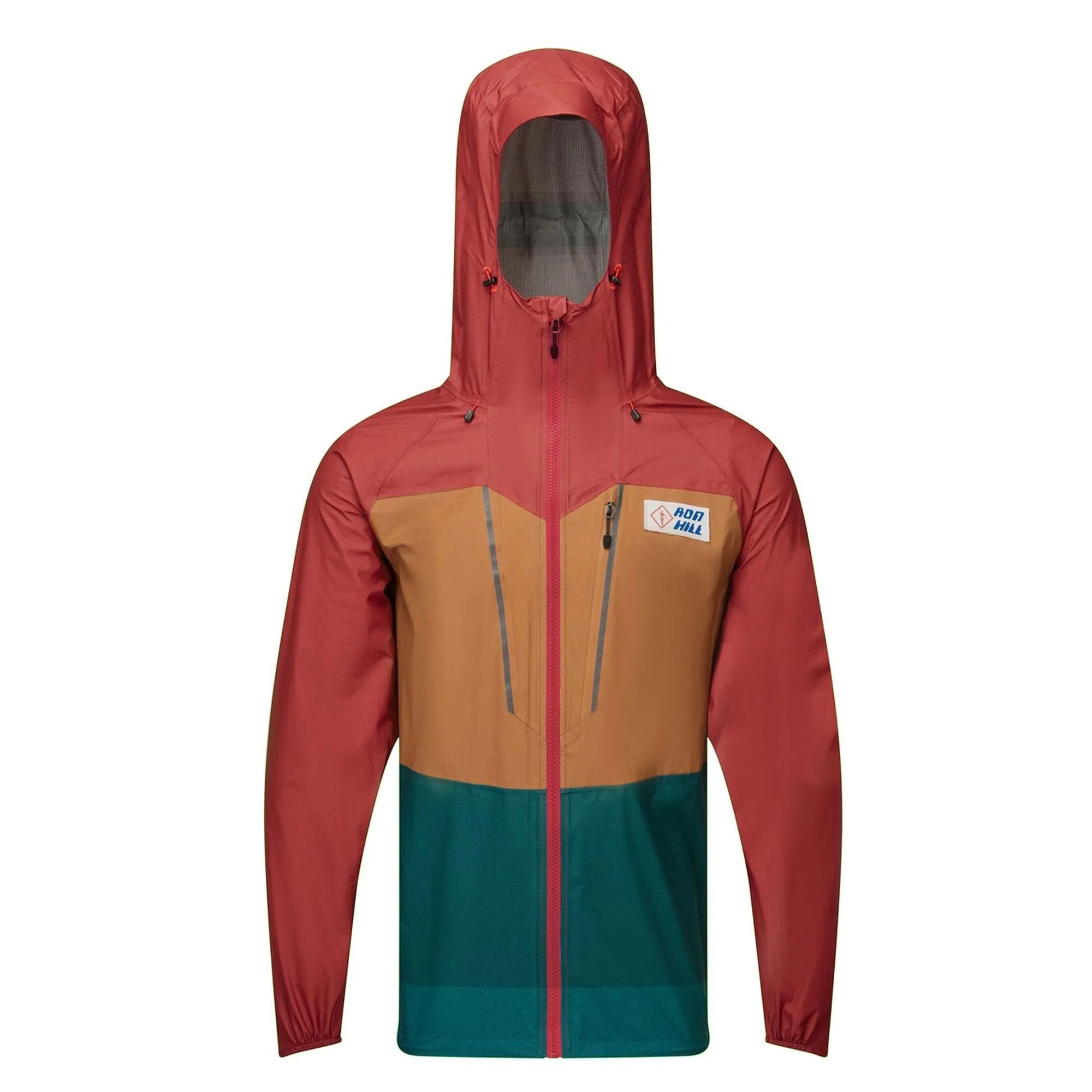 Ronhill  Tech Fortify Men's Running Jacket Jam/Deep Lagoon/Copper