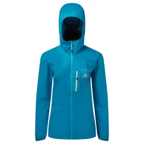 Ronhill  Women's Tech Gore-Tex Mercurial Running Jacket Kingfisher/Limestone