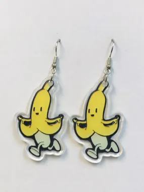 Running Banana Earrings