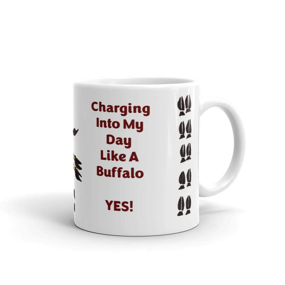 Running Buffalo Mug