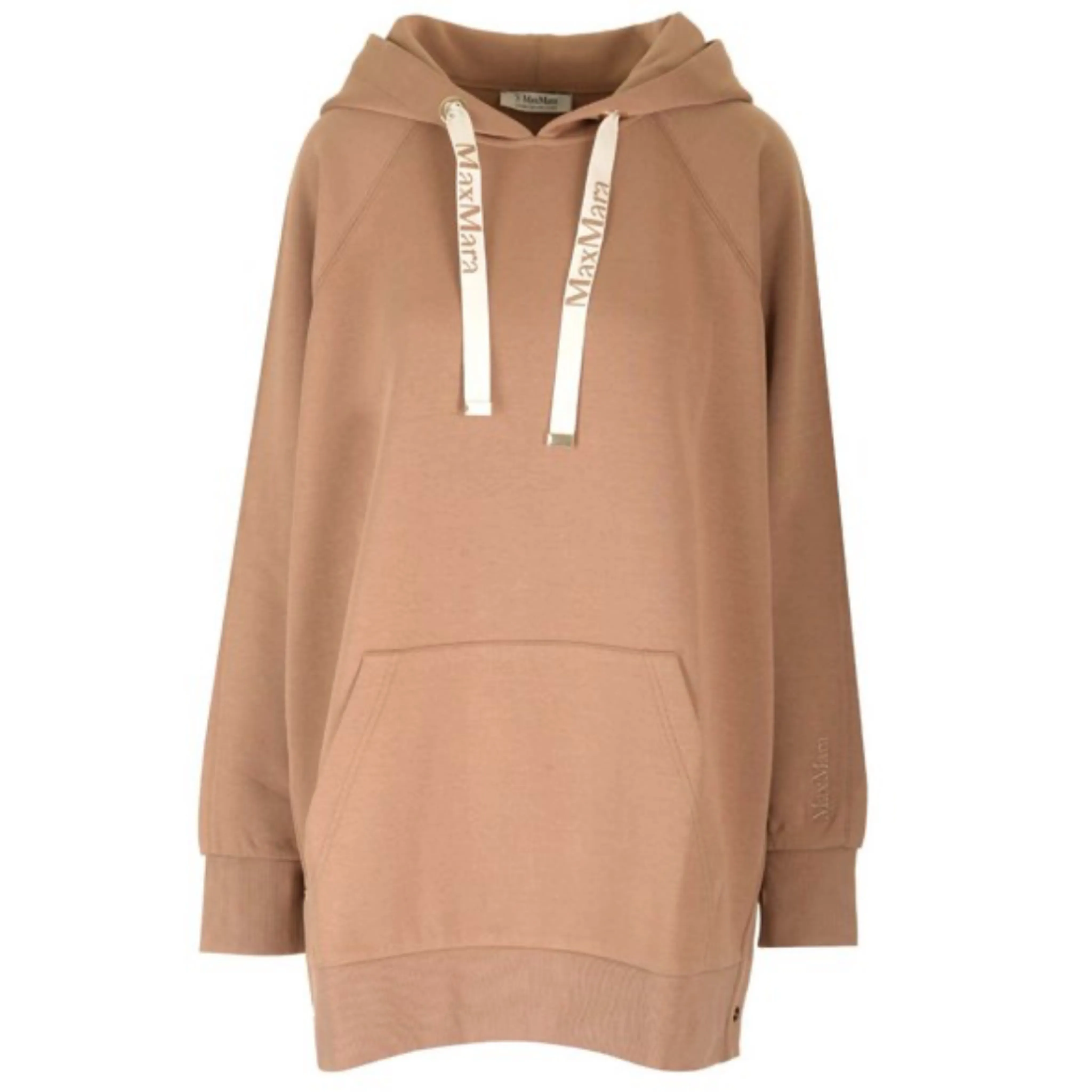 S Max Mara  |Street Style Long Sleeves Plain Logo Hoodies & Sweatshirts