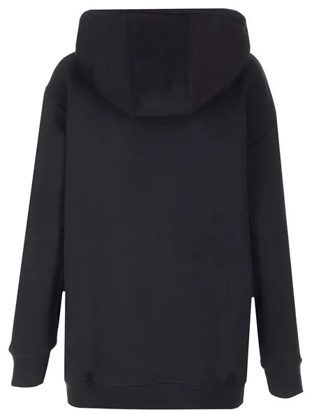 S Max Mara  |Street Style Plain Cotton Logo Hoodies & Sweatshirts